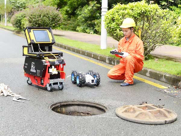 长白管道机器人检测