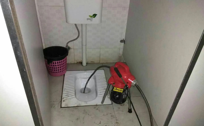 长白蹲便疏通